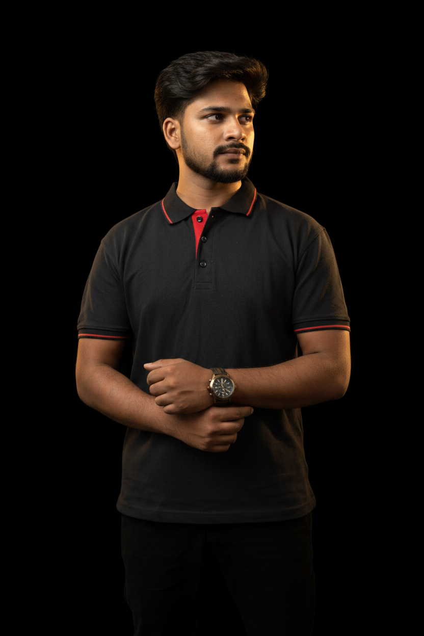Red Tipping Polo - Luxury Clasped