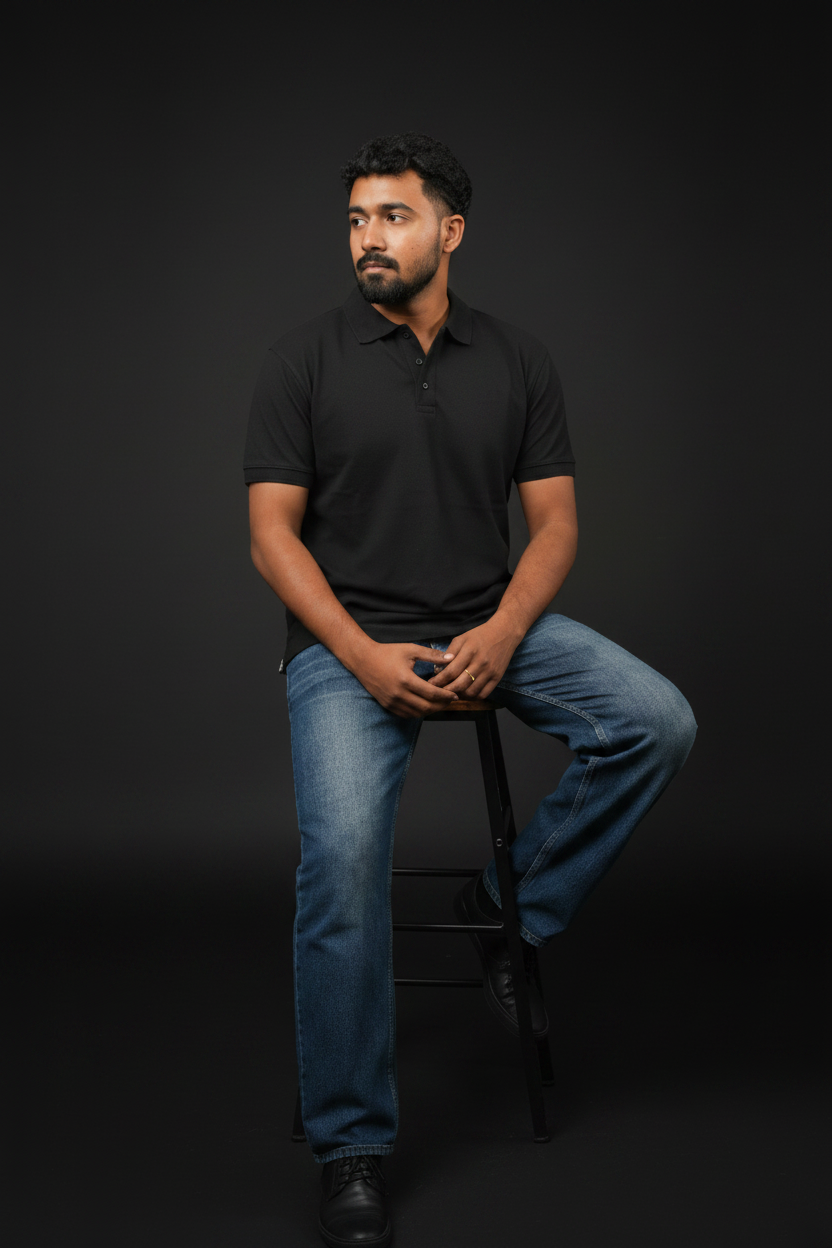 Seated - Gradient + Spotlight