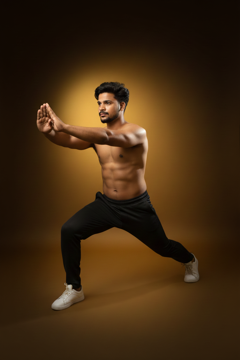 Stretch - Shirtless - Golden